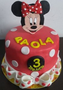 bolo mesversario minnie