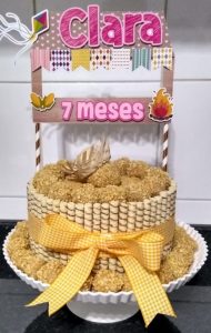 bolo mesversario festa junina