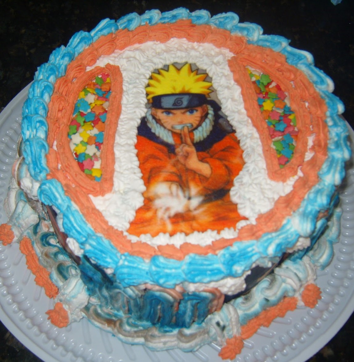 bolo naruto papel arroz