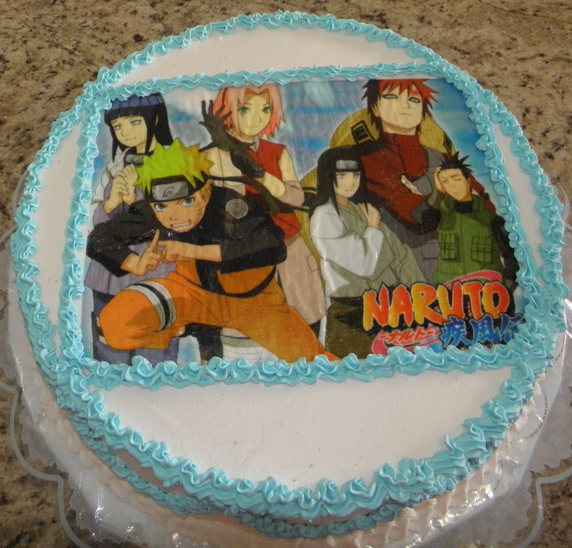 bolo naruto papel arroz