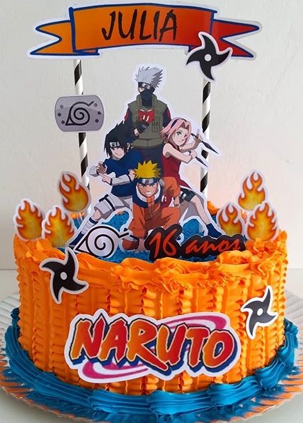 bolo naruto simples