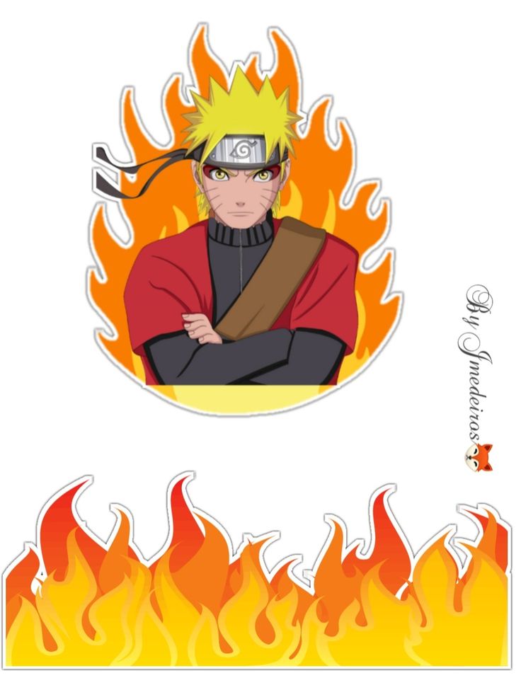 adociee - Bolo Chantininho Personalizado Tema Naruto