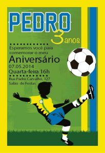 convite de futebol brasil