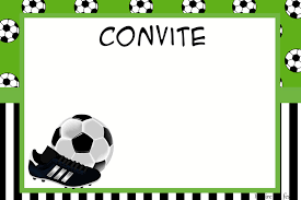 convite de futebol para imprimir