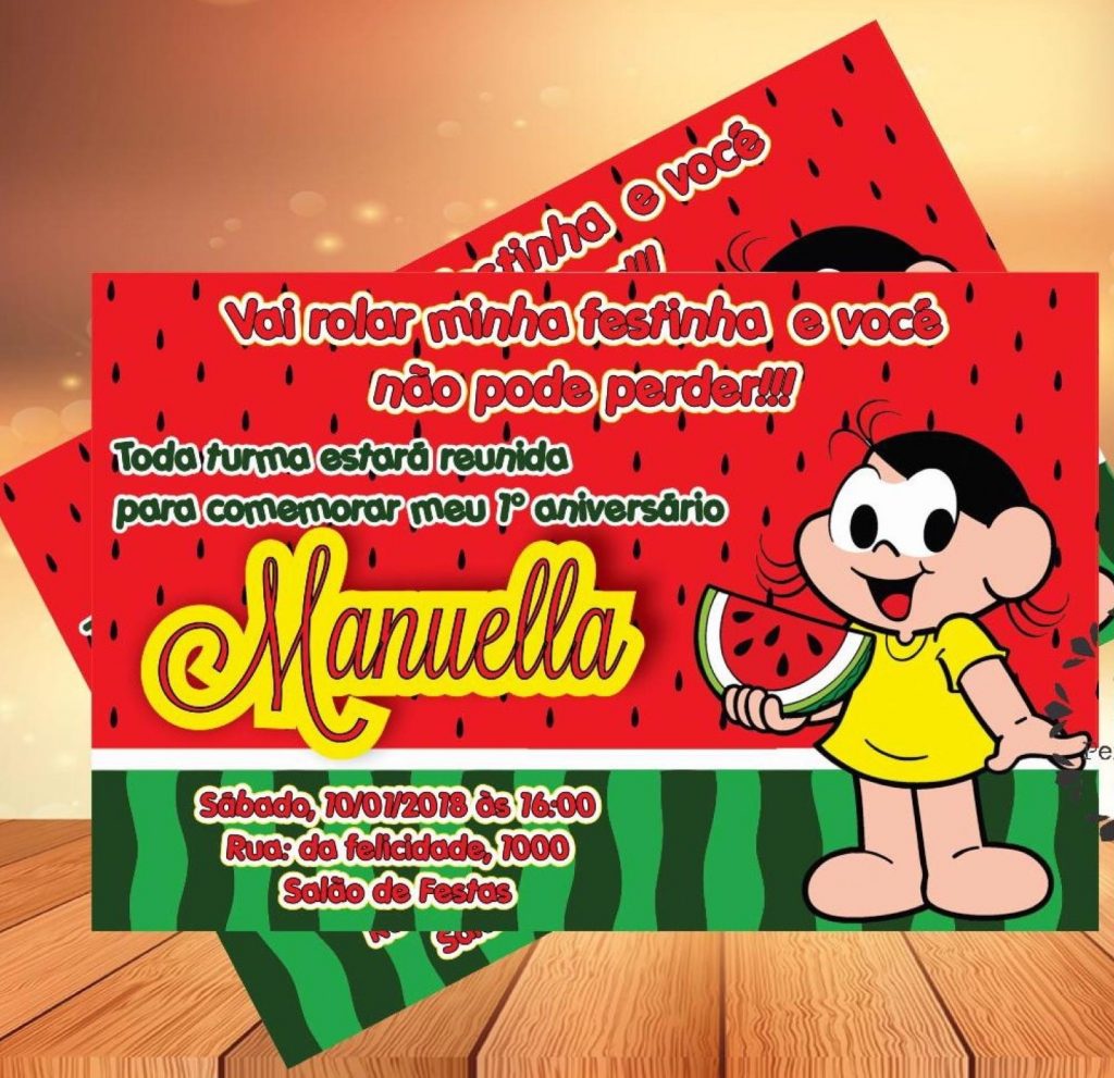 Convite Magali 80 Modelos Lindos Para