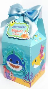 lembrancinha baby shark caixa de leite