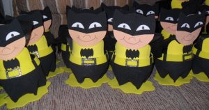 lembrancinha do batman garrafa pet