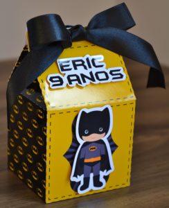 lembrancinha de batman caixa de leite