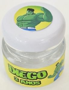 lembrancinha do hulk simples