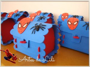 lembrancinha homem aranha eva