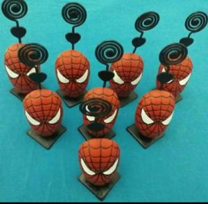 lembrancinha homem aranha eva