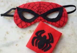 lembrancinha homem aranha feltro