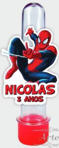 lembrancinha homem aranha tubete