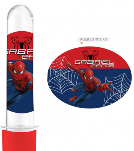 lembrancinha homem aranha tubete