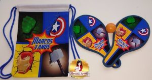 lembrancinha vingadores personalizada