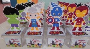 lembrancinha vingadores personalizada