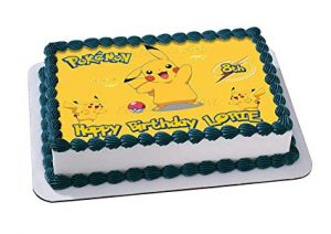 Bolo Pikachu Papel arroz