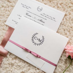 Convite casamento rústico Editável