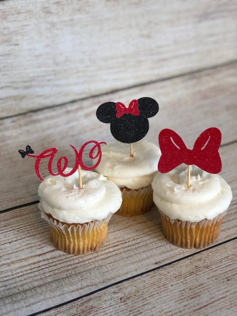 cupcake minnie Com Topper