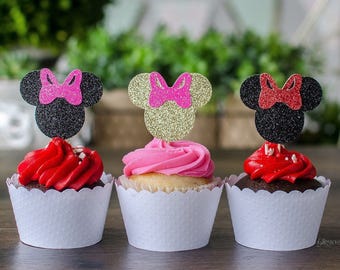 cupcake minnie Com Topper