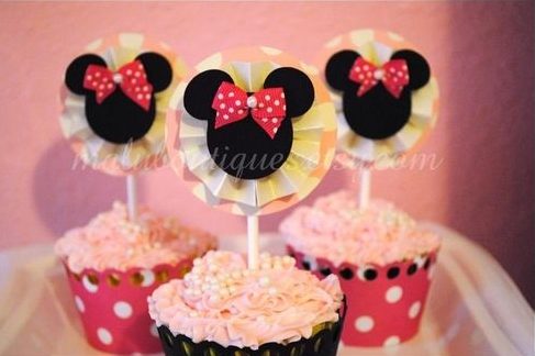 cupcake minnie Com Topper