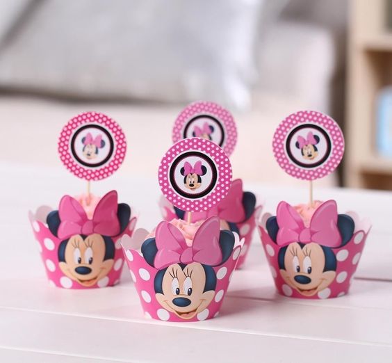 cupcake minnie Com Topper