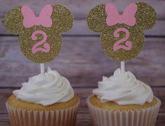 cupcake minnie Com Topper