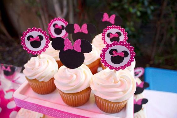 cupcake minnie Com Topper