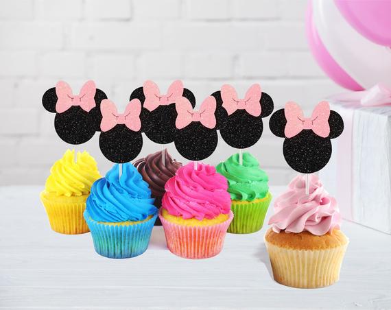 cupcake minnie Com Topper