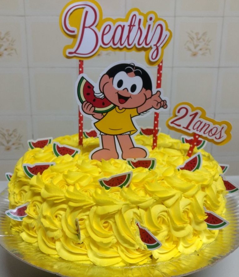 bolo de aniversário Magali