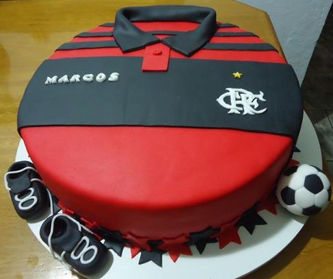 bolo de aniversário Flamengo