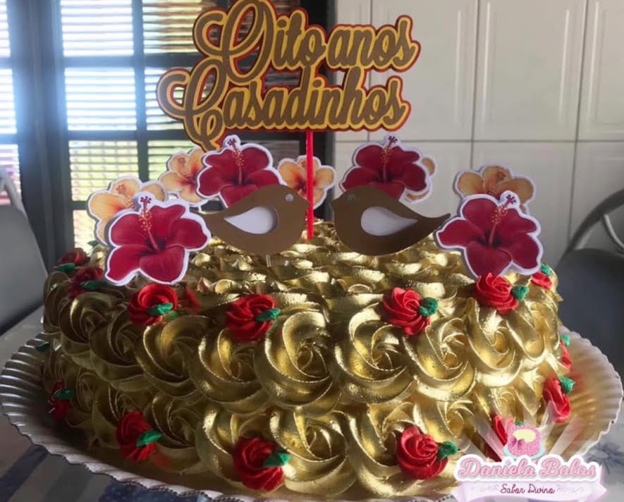 bolo de aniversário Casamento