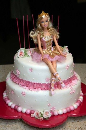 Bolo boneca Barbie