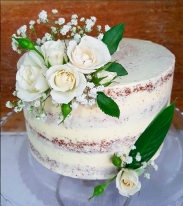 bolo de casamento simples 1 Andar