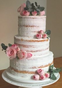 bolo de casamento simples 3 Andares