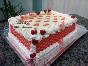 bolo de casamento simples Simples