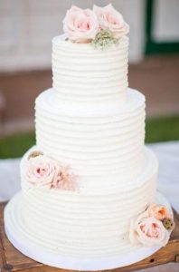 bolo de casamento chantilly