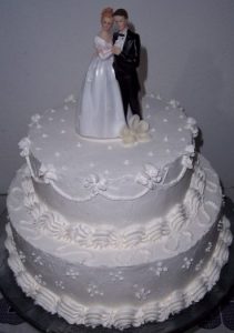 bolo de casamento chantilly