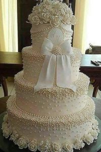 bolo de casamento fake