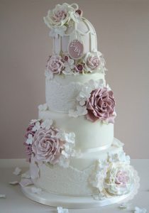 bolo de casamento fake