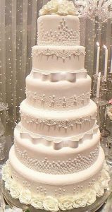 bolo de casamento fake