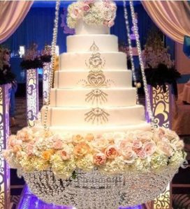 bolo de casamento luxo