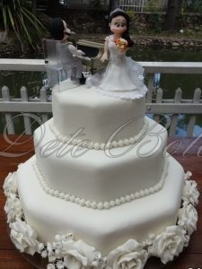 bolo de casamento 3 andares