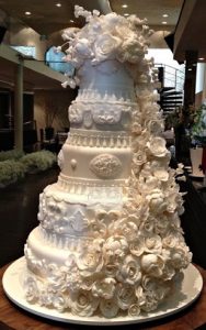 bolo de casamento 5 andares