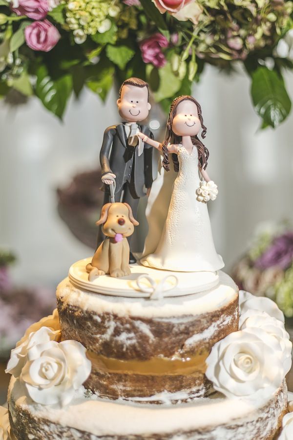 bolo de casamento rustico Engraçado