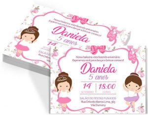 convite aniversário infantil Personalizado