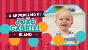 convite aniversário infantil Virtual