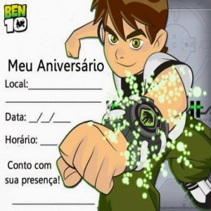 convite aniversário infantil Imprimir