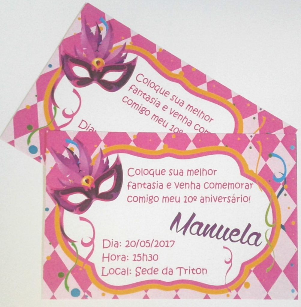 Convite Festa a Fantasia 60 Modelos Inspiradores!
