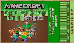 convite minecraft Virtual